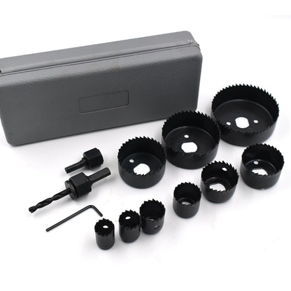 12 Pc Hole Saw Kit