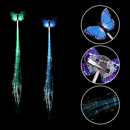 Led Butterfly Hair Braid Clip