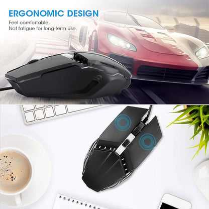 Wired Mouse Ergonomic Design Gaming Mouse