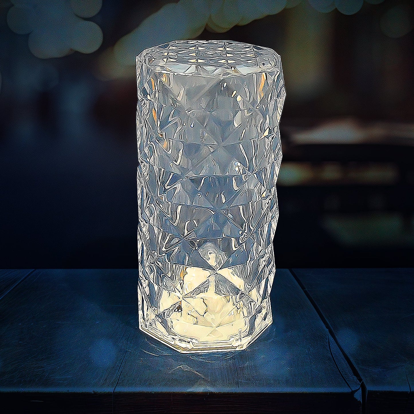 6240 Diamond Table Lamp  Candles For Home Decoration Crystal Candle Lights Wukusy
