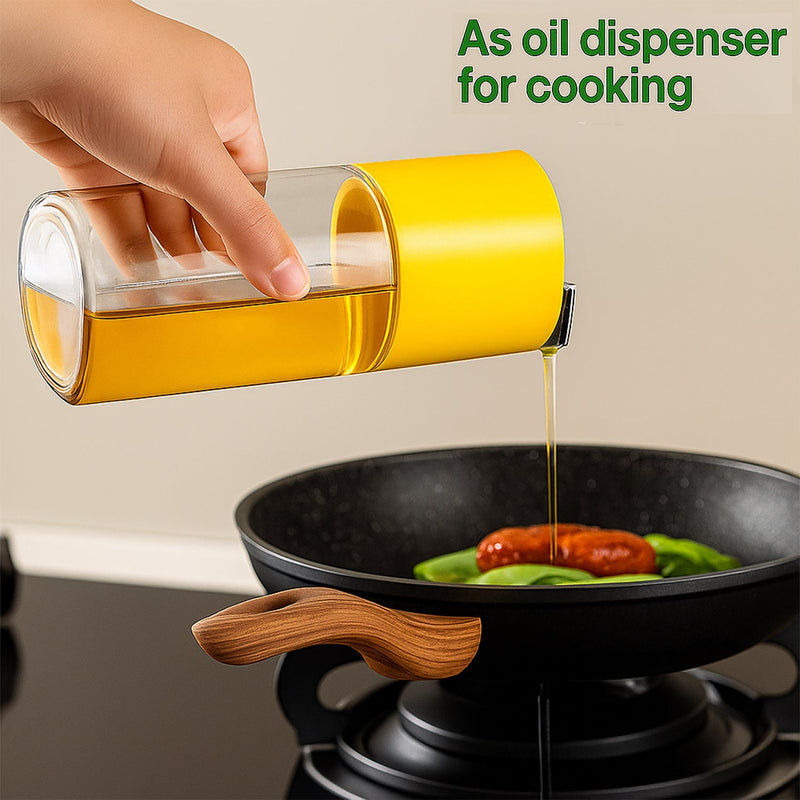 One-Touch Oil Bottle – 500ml Wukusy