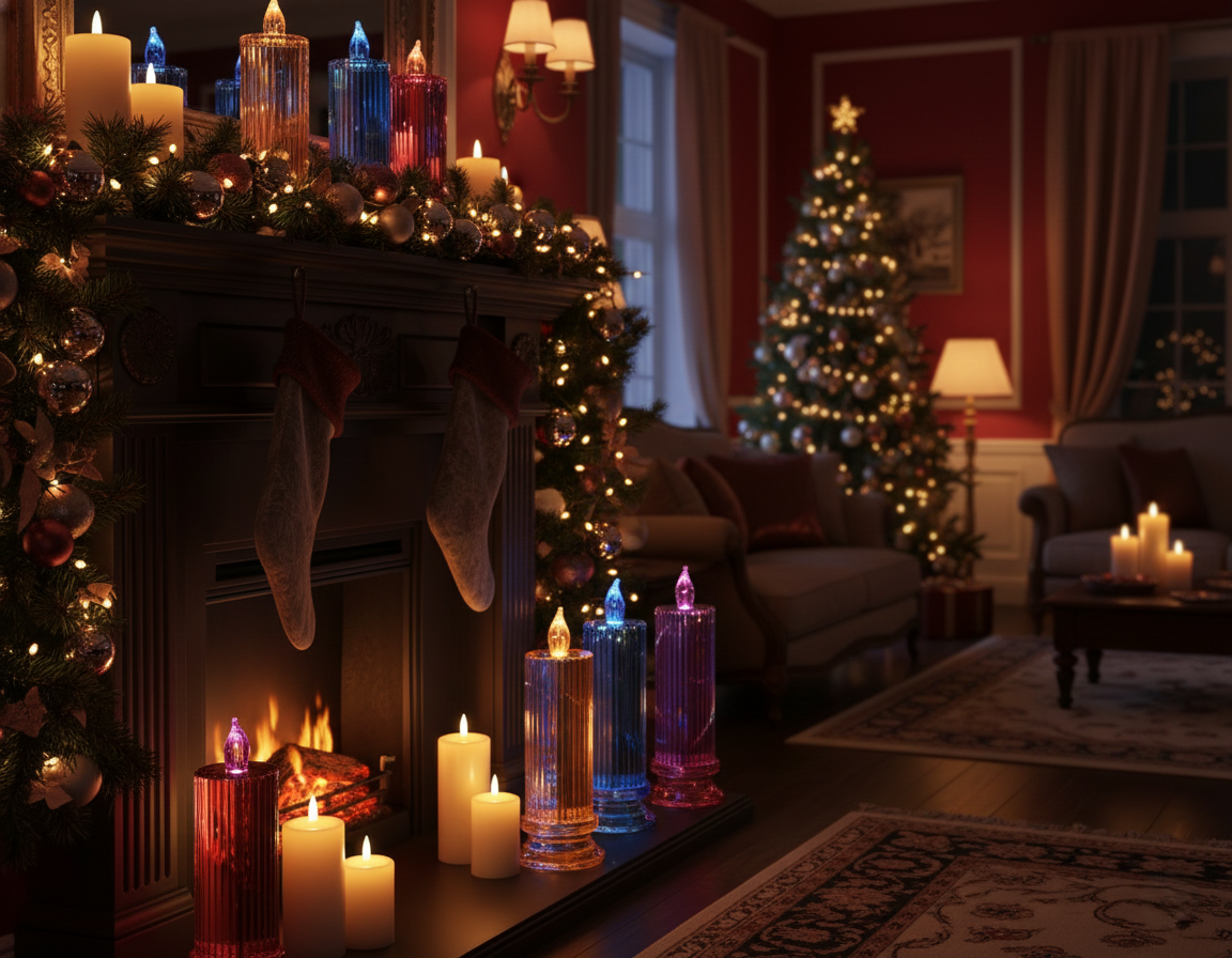 Big Crystal Decorative Candles Wukusy