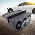 Triple Fan Solar Powered Car Exhaust Ventilation System Wukusy