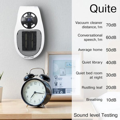 6033 Portable Electric Heater Mini Fan Heater Desktop Household Wukusy