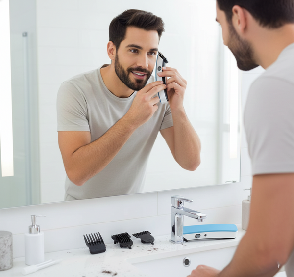 Cordless Rechargeable Hair & Beard Trimmer for Men