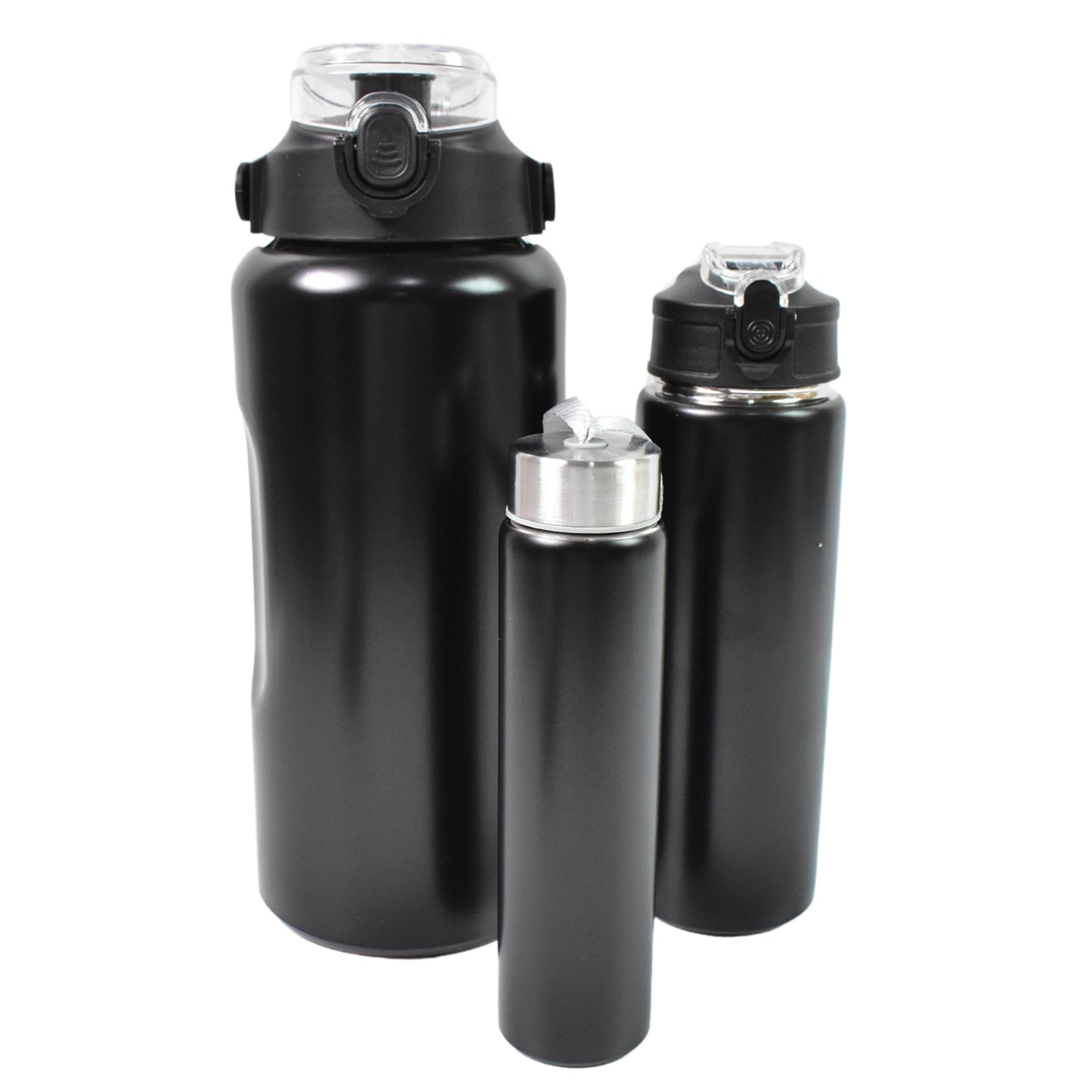 3-in-1 Stainless Steel Insulated Water Bottles - BuyItOnline