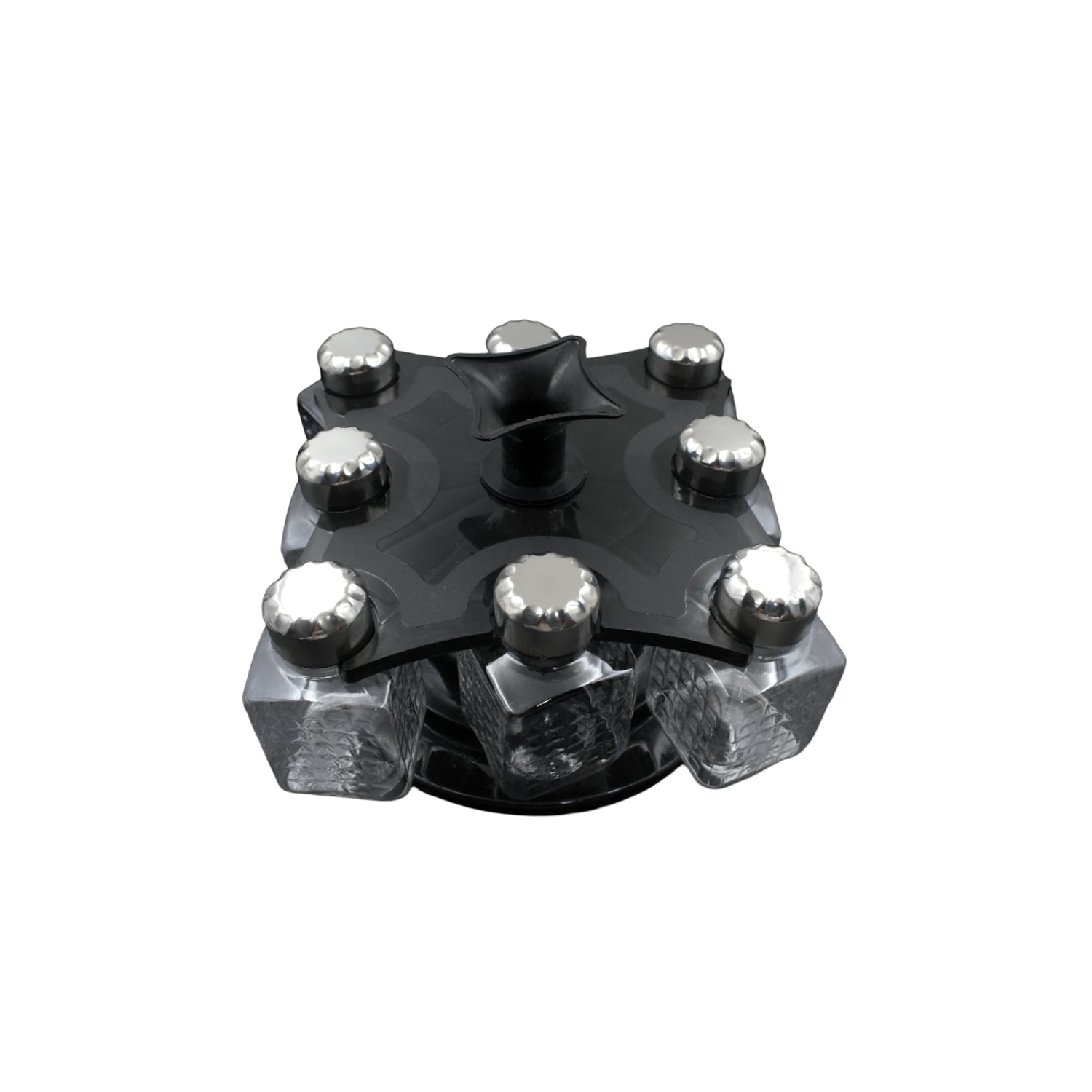 Square 8 Bottle Revolving Spice Rack - BuyItOnline