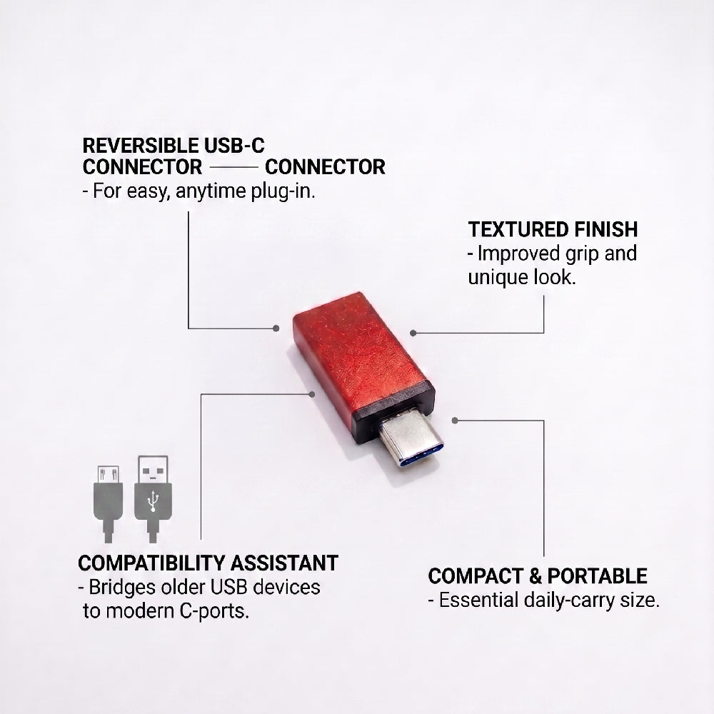 High-Speed USB OTG Connector Adapter