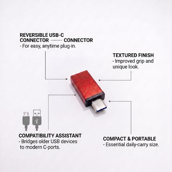 High-Speed USB OTG Connector Adapter