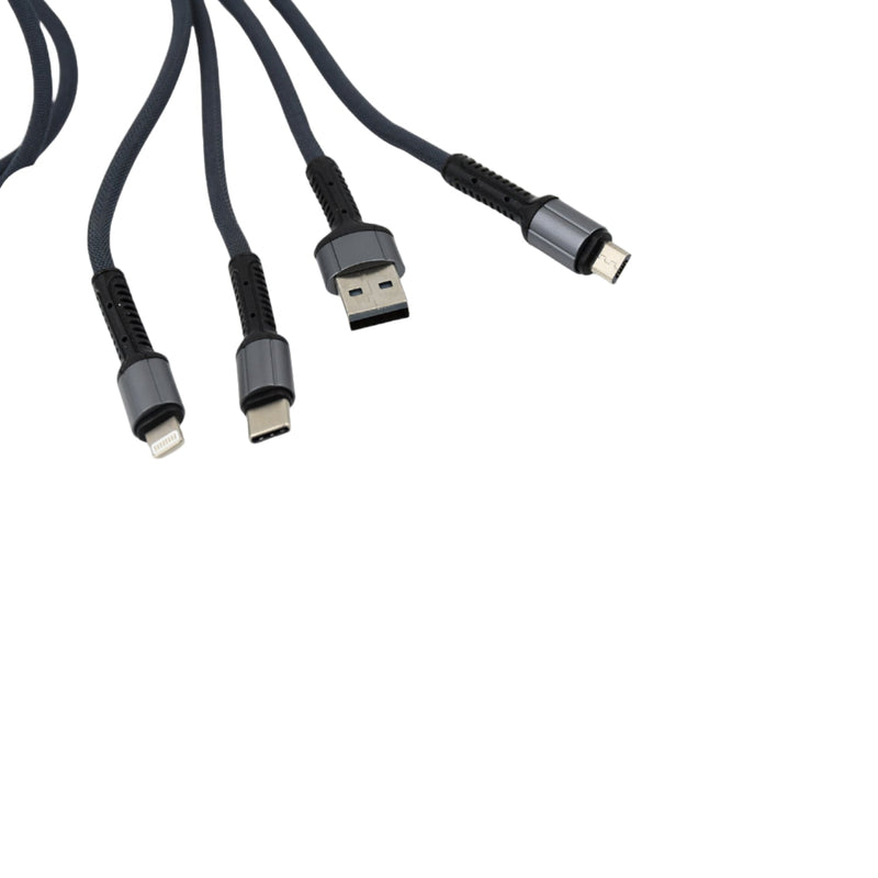 Fast Charge 3-in-1 Charging Cable - 120cm Wukusy
