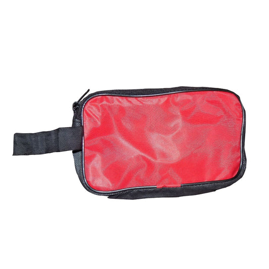 0845 Portable Travel Hand Pouchshaving Kit Bag For Multipurpose Use (Red) Wukusy