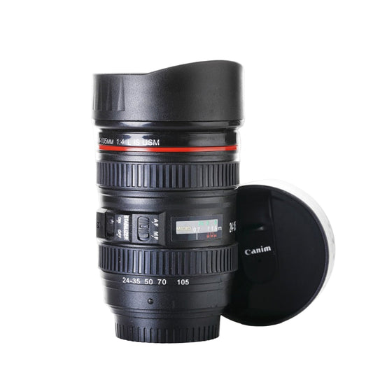 Camera Lens Coffee Mug Flask with Lid - BuyItOnline