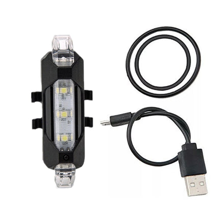 1560 Rechargeable Bicycle Front Waterproof Led Light (White) Wukusy