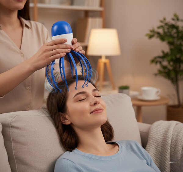 Electric Scalp Massager Octopus Claw Head Scratcher