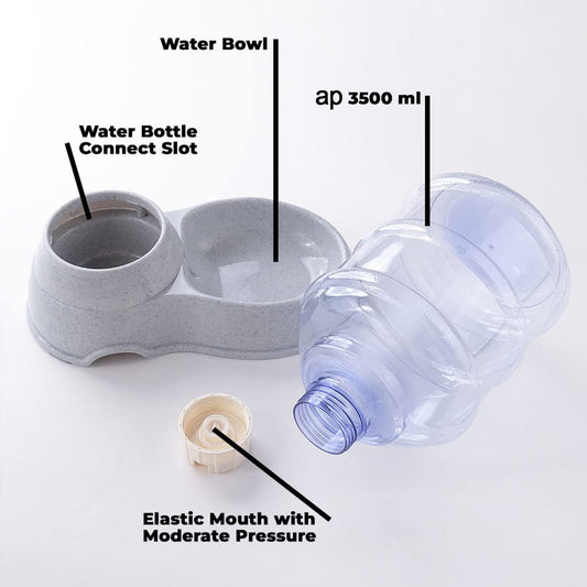 Automatic Pet Water Dispenser Self-dispensing Gravity Pet Feeder Water Cat Dog Feeding Bowl Drinking Water Wukusy