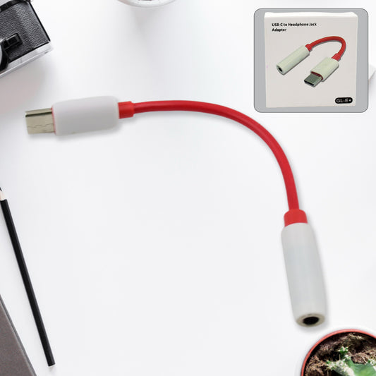 USB Type-C To Headphone Jack Audio Connector