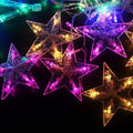 12 Stars LED Curtain String Lights Wukusy