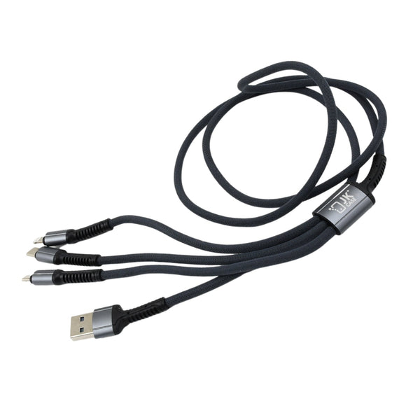 Fast Charge 3-in-1 Charging Cable - 120cm Wukusy