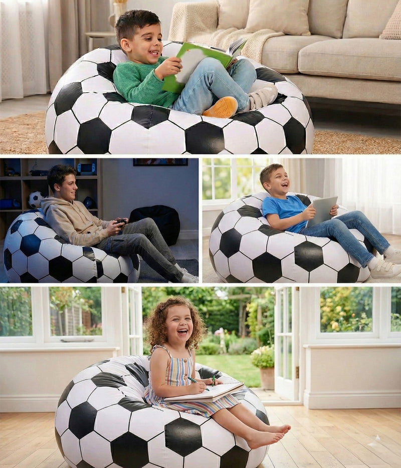 Foldable & Inflatable Chair Ball (110cm X 80cm)