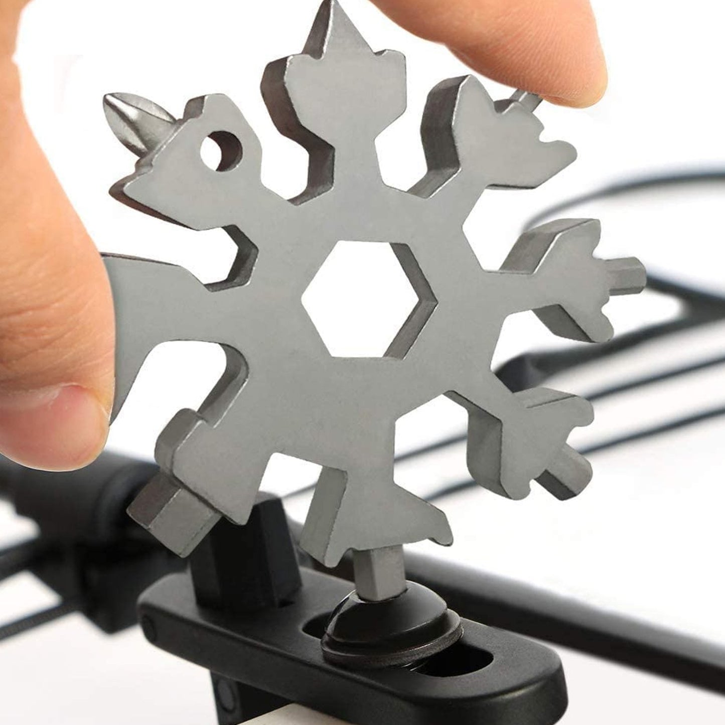 Stainless Steel Snowflake Multi-Tool & Bottle Opener