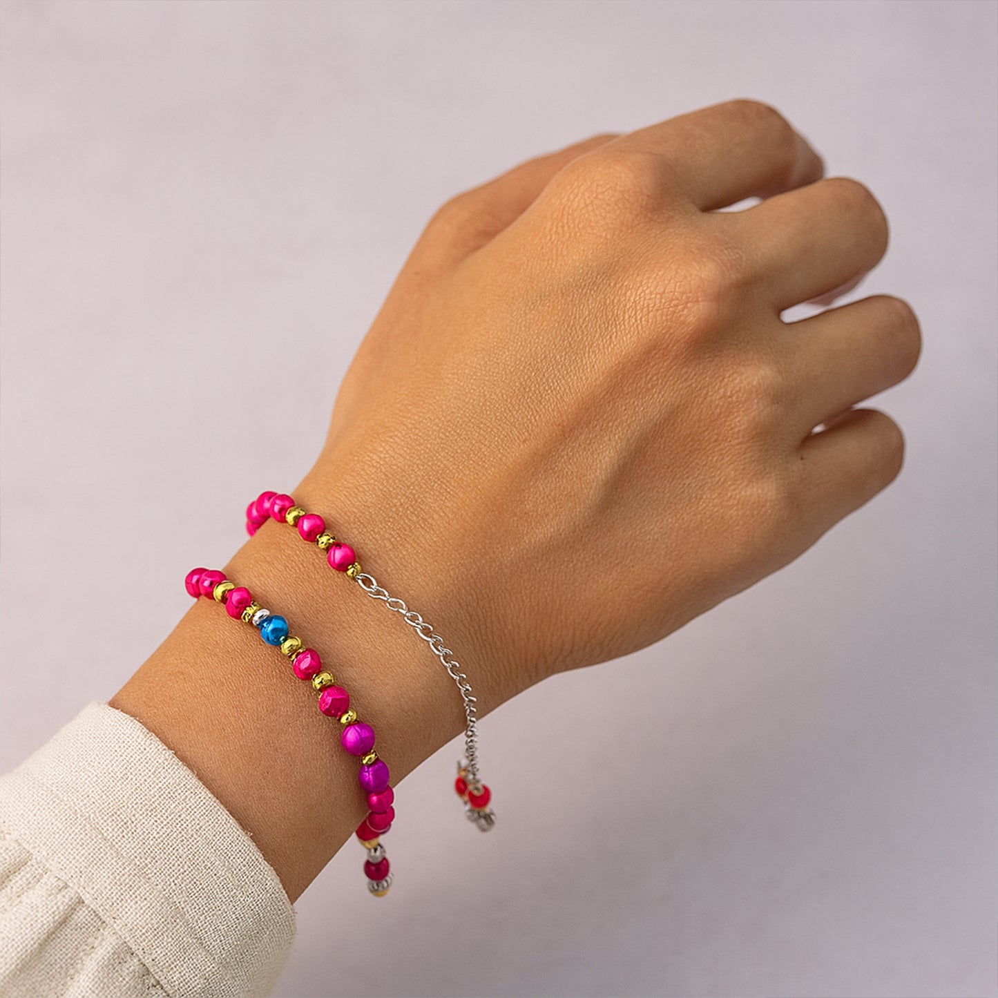 Trendy Adjustable Beaded Bracelet