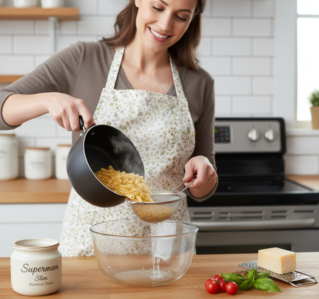 Supermom Slim Stainless Steel Kitchen Strainer