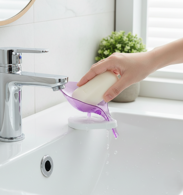 Self Draining Leaf Soap Dish
