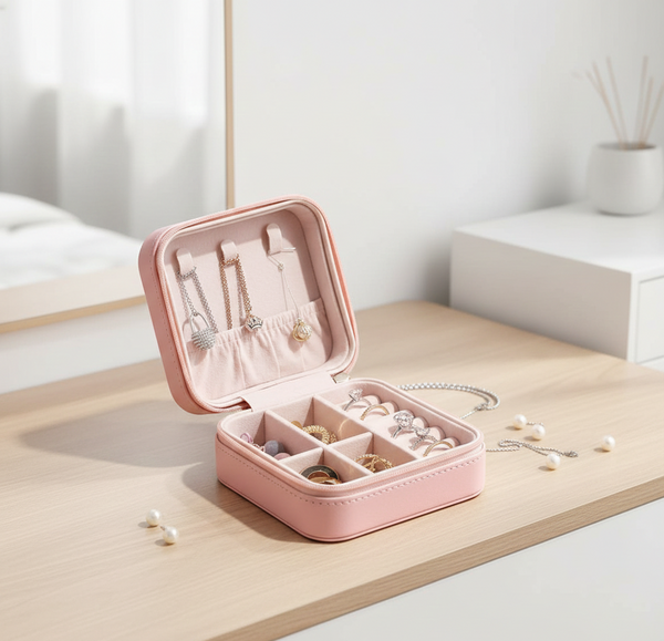 Mini Portable Jewelry Box
