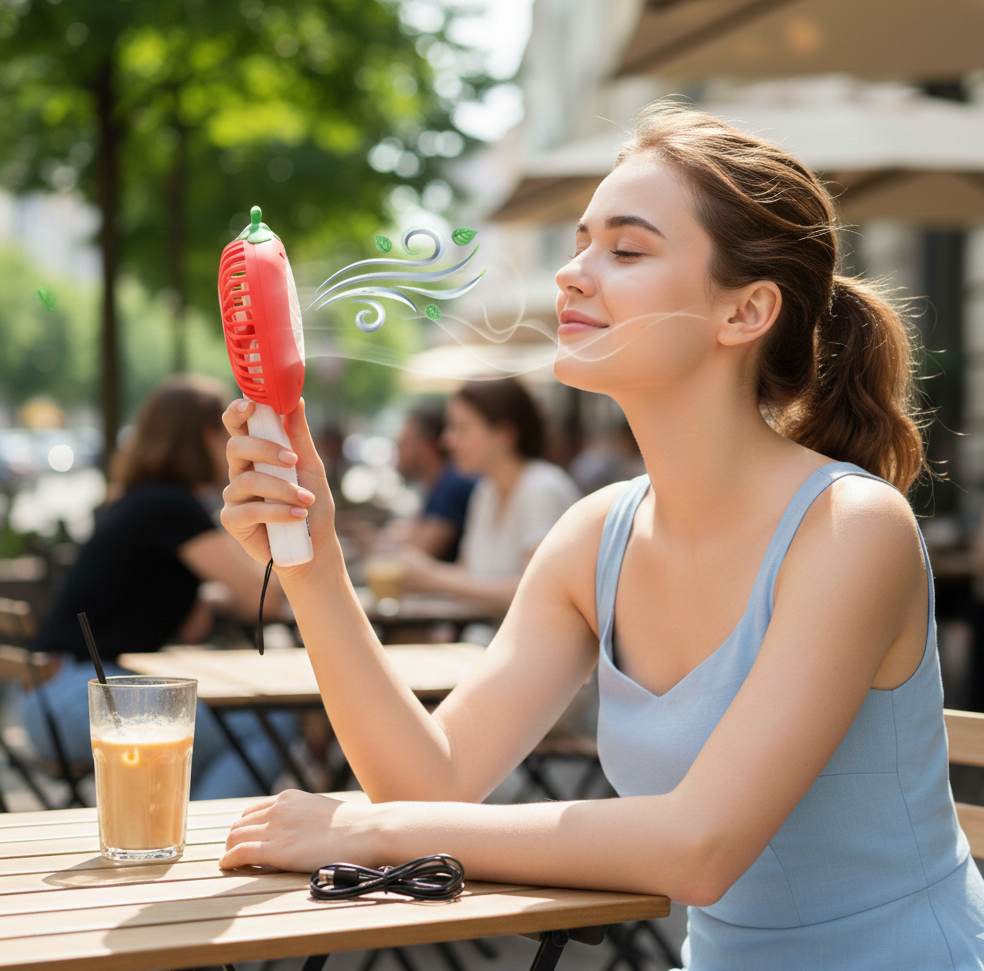 Rechargeable Handheld Mini Fan