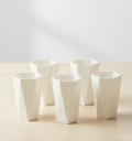 Hexagon Plastic Drinking Glass Set
