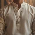 Hanuman Facelocket With Chain Pendant