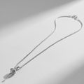 Silver Chain With Gada Pendant