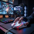 USB Wired Gaming Mouse with Colorful LED Lighting Wukusy