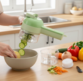 4 in 1 Portable Electric Vegetable Cutter Set