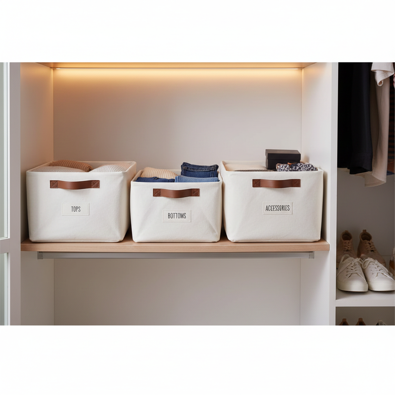 Cloth Storage Baskets Closet Storage Bins (4228 Cm)