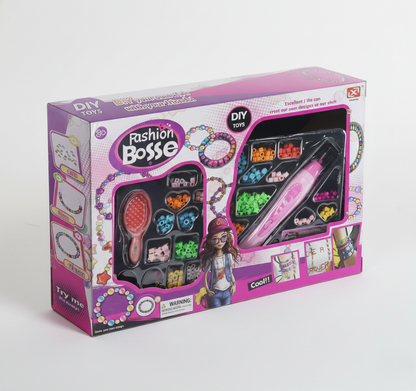 Hair Styling Clasp Clips & Beads Kit