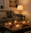 Flameless Heart-Shaped Candles Wukusy