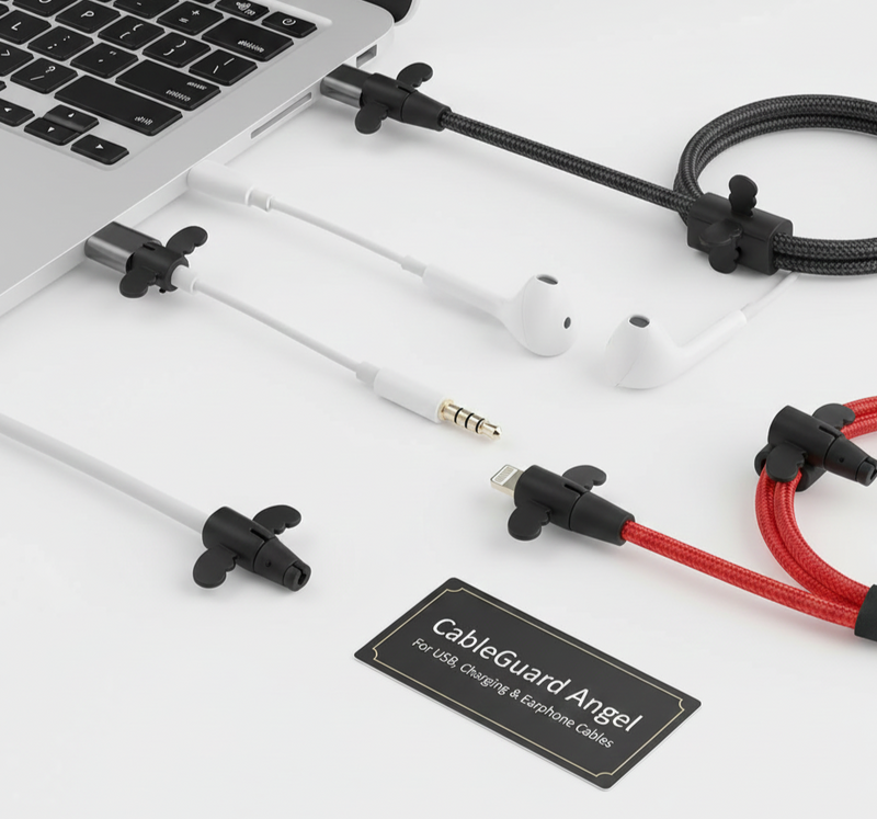 CableGuard Angel - For USB, Charging & Earphone Cables