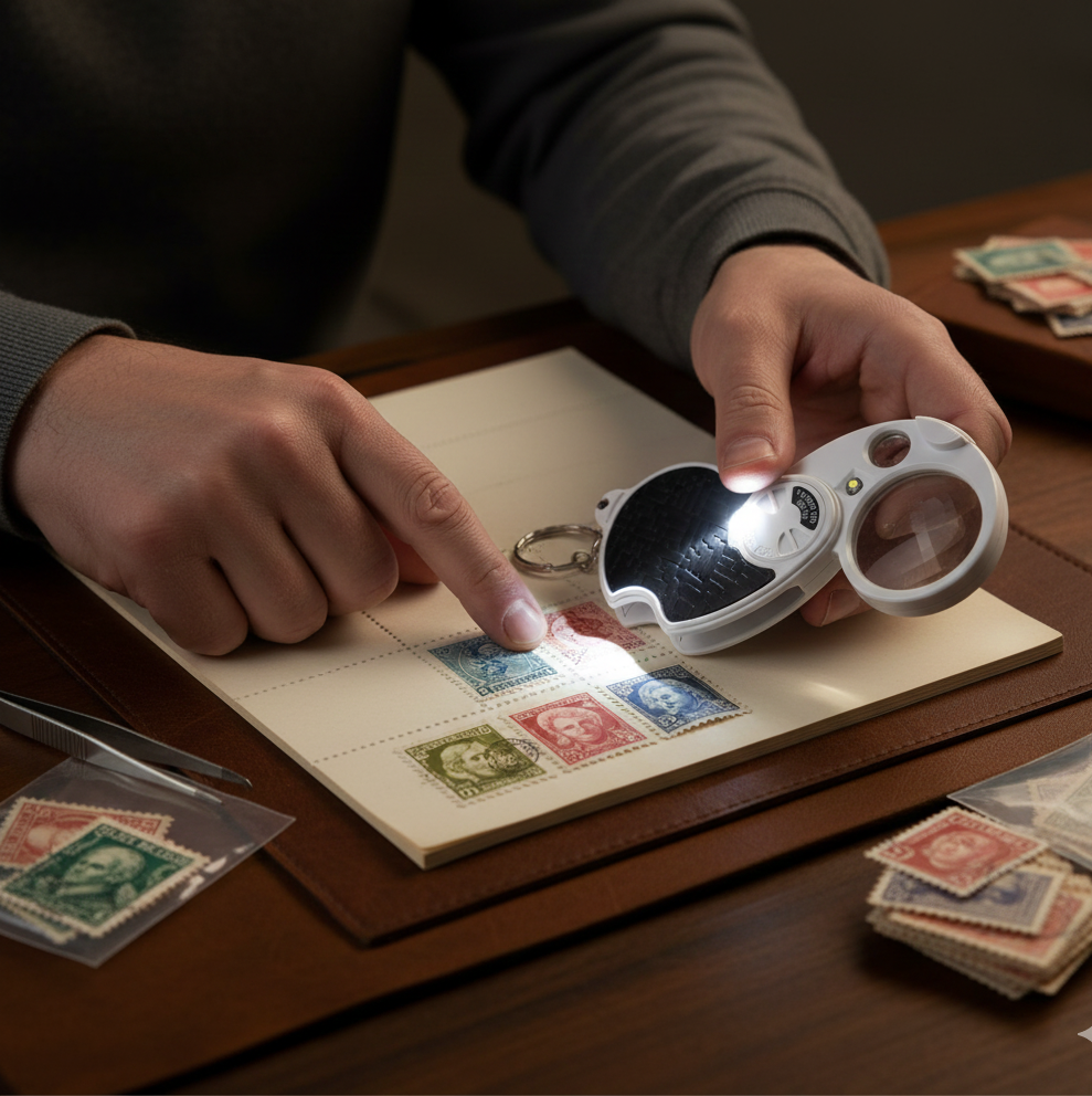 Double-magnification Led Magnifiers With Light (1 Pc  Small)