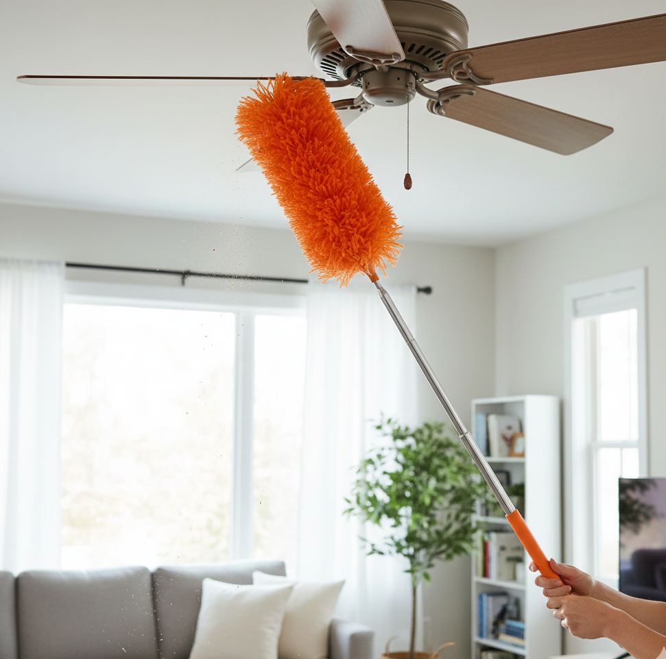 Adjustable Long Microfiber Duster