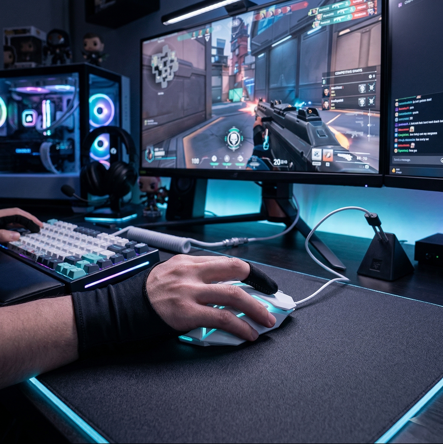 USB Wired Gaming Mouse with Colorful LED Lighting Wukusy