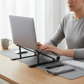 Adjustable Laptop Stand Holder With Built-in Foldable Legs And High Quality Fibre