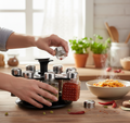 Square 8 Bottle Revolving Spice Rack