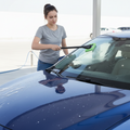 Windshield Clean Car Glass Cleaner Wiper With Microfiber Cloth (38 cm Long)