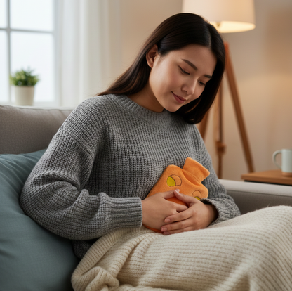 Small Hot Water Bag with Soft Cover