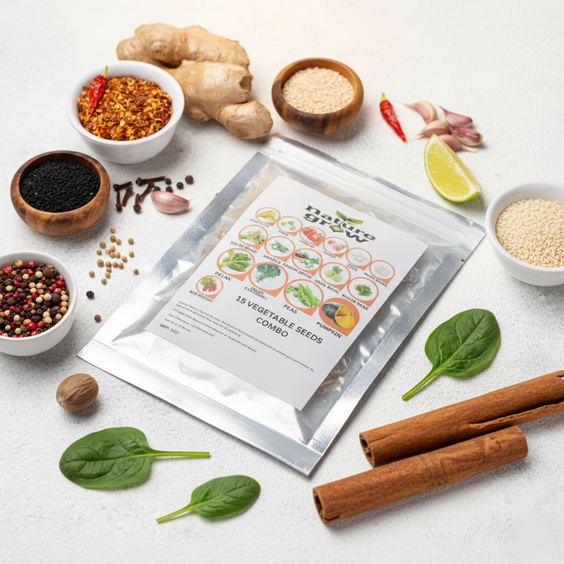 15-in-1 Vegetable Seeds Combo Pack