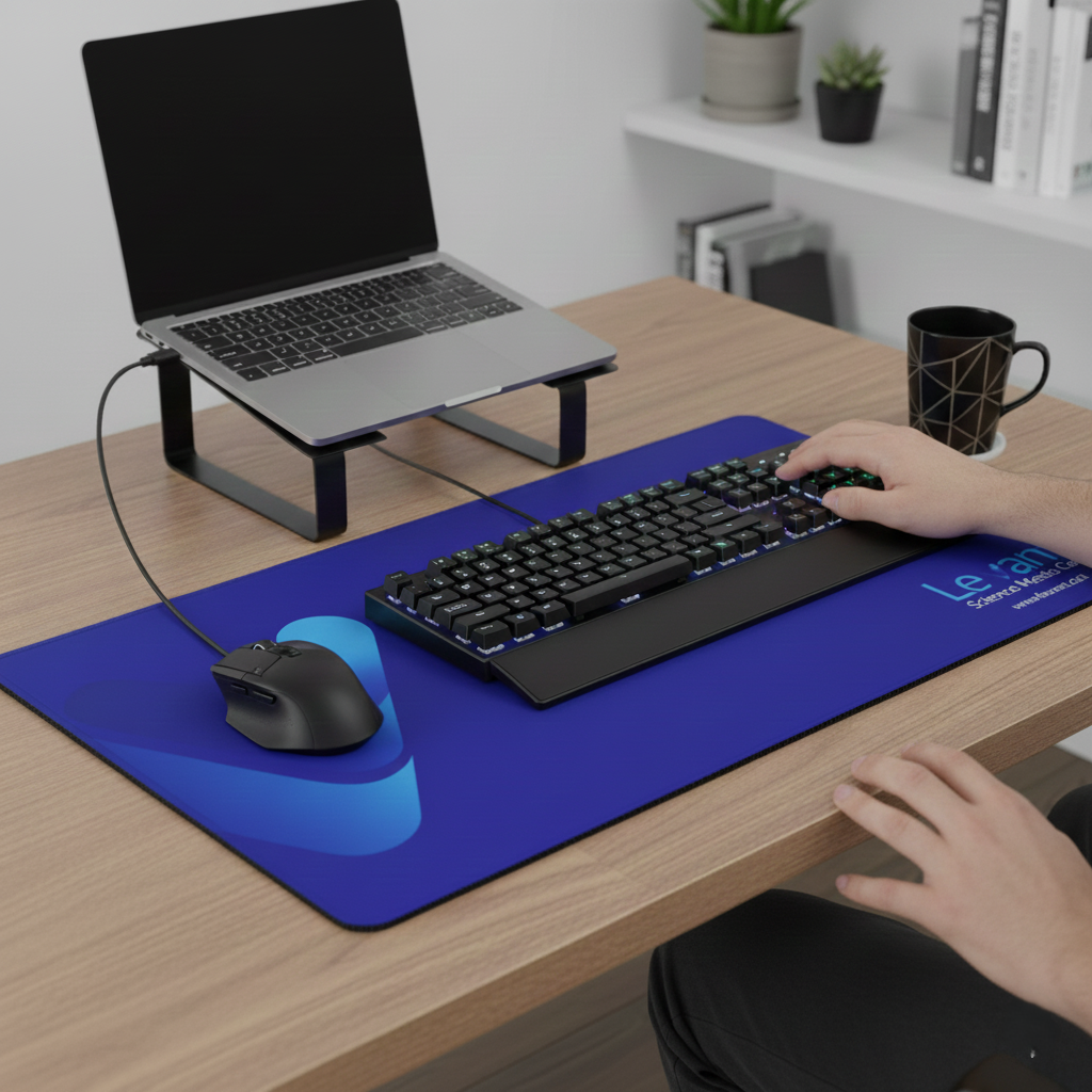 Premium Large Desk Mat  (49x30 Cm, 1 Pc)