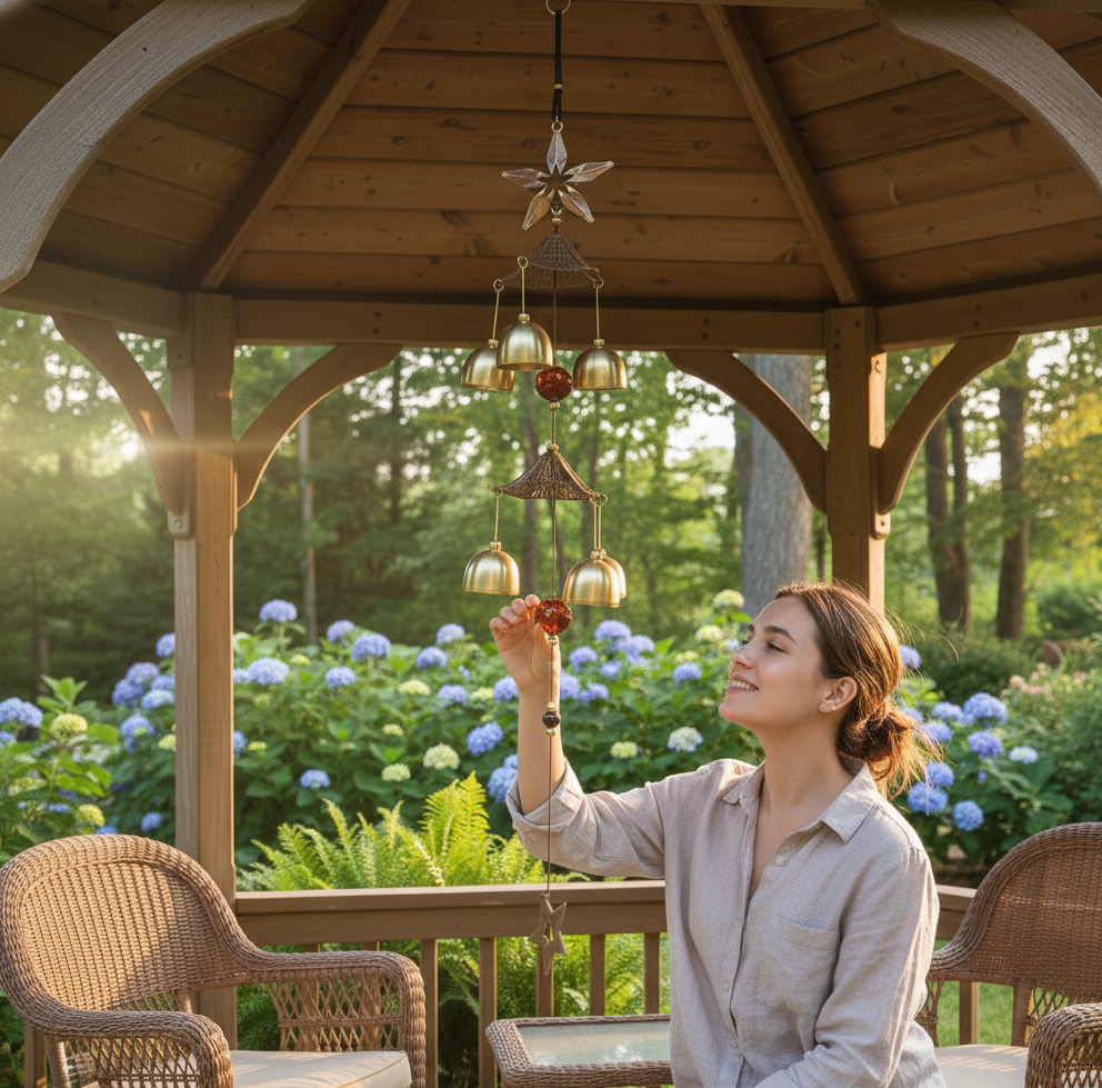 Home Decor Wind Chimes Outdoor Hanging (1 Pc)