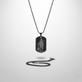 Hanuman Chalisa Locket With Gada Chain