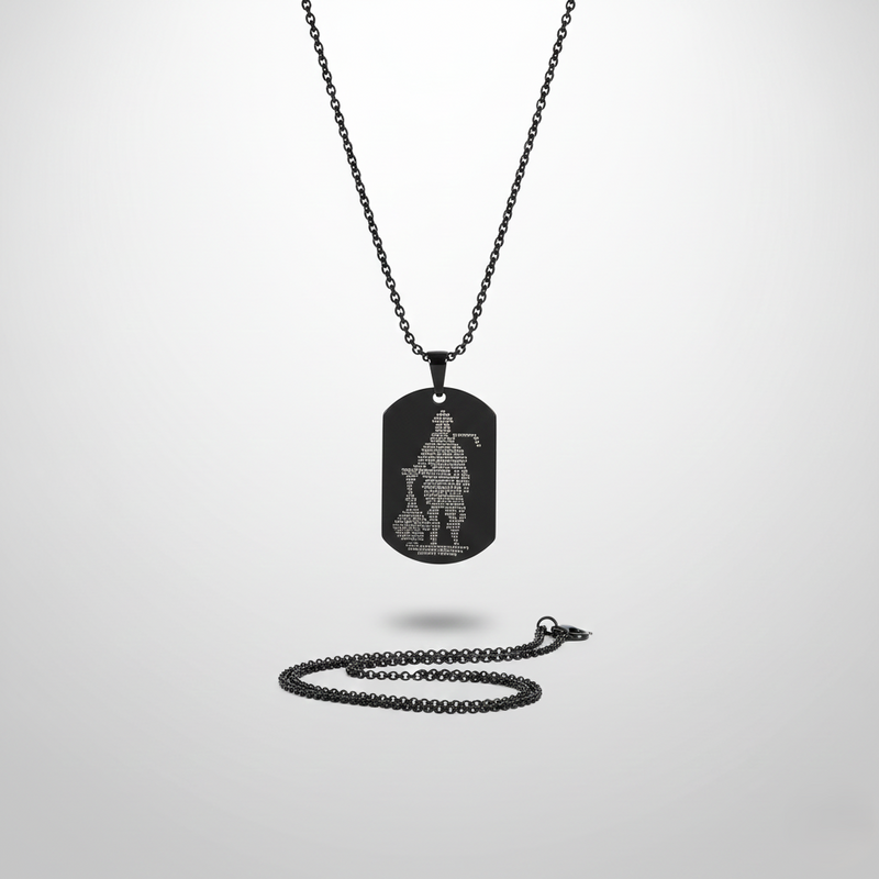 Hanuman Chalisa Locket With Gada Chain